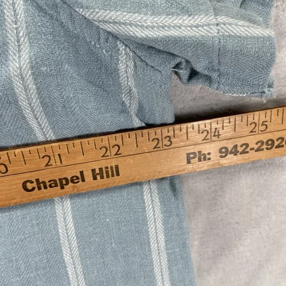 Katin Shirt men's XL Button Up Striped Short Sleeve Casual Chest Pocket Beach - Picture 9 of 11